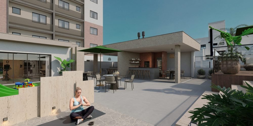 Vista Yoga e Quiosque